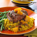 Aji-Beef Short Ribs with Golden Herbed Quinoa