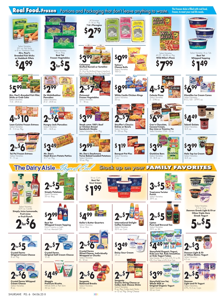 Print weekly specials coal town supermarket weekly ad 4 06 2025 4