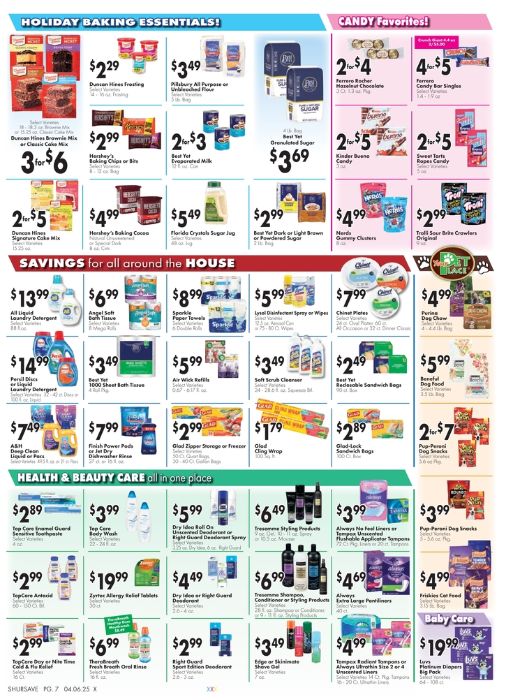 Print weekly specials coal town supermarket weekly ad 4 06 2025 4