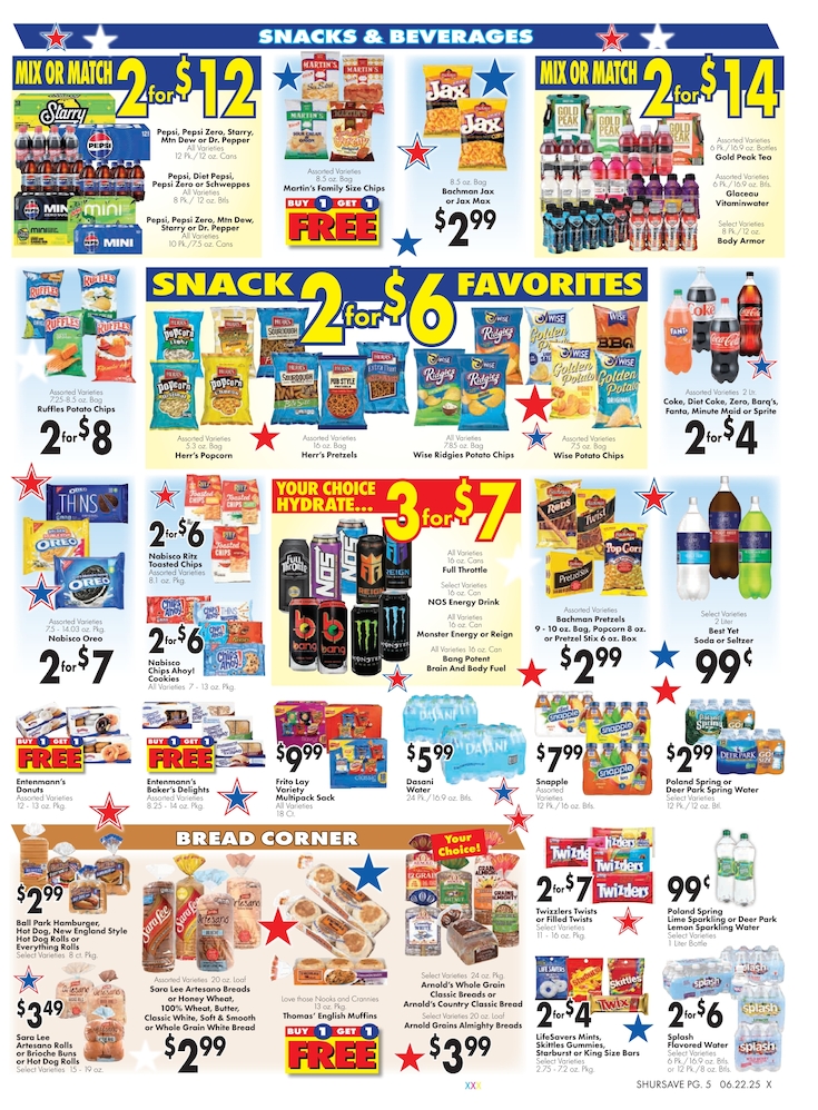 Print weekly specials shursave markets coal town minersville 70